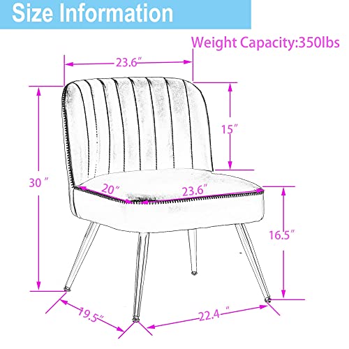 Sillón Armazón Metal Tapizado Cuero Sintético Negro miniatura 2