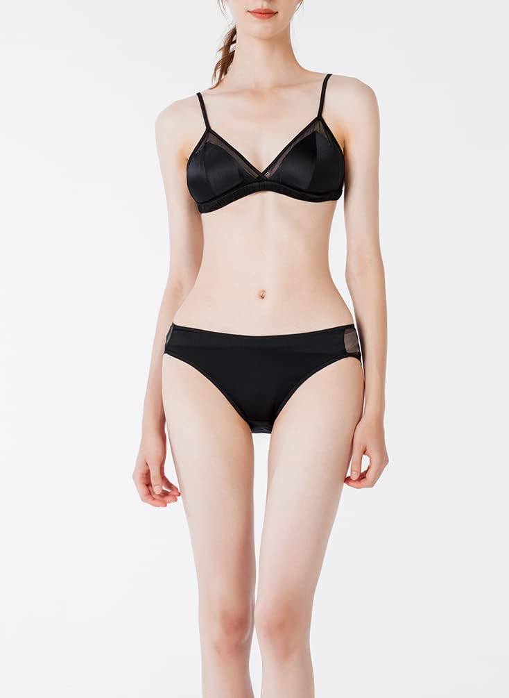 SilRiver Women's Silk Spandex Panty Briefs Travel Hipster Bikini Underwear Breathable Underpants - Image 2