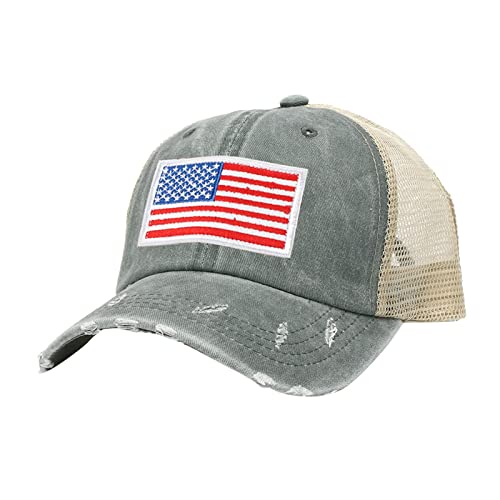 Gorra militar negra gorra de béisbol con tamaño ajustable para correr y actividades al aire libre en cualquier época del año Indianápolis Cap 7 5/8, gris, Talla única