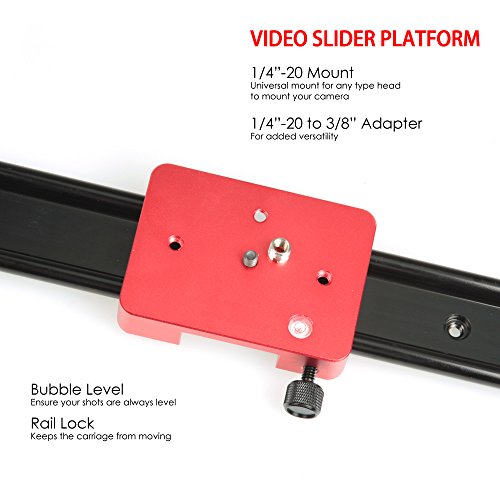 Kamerar Sld-470 47" Inch Rail Track Slider Video Stablilization System 4 Dslr Cameras #TOP4
