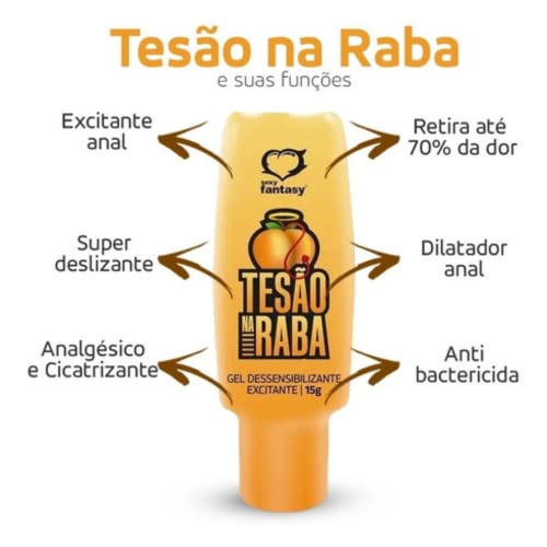Kit 3 Gel Lubrificante Casal Esquenta Beijável Dessensibiliza Redutor Feminino Massageador Kamin