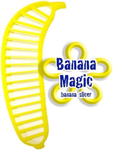 Banana Slicer Cutter Banana Magic Kitchen Tool - Handy Gadget instantly slice chop banana chips no knife necessary !