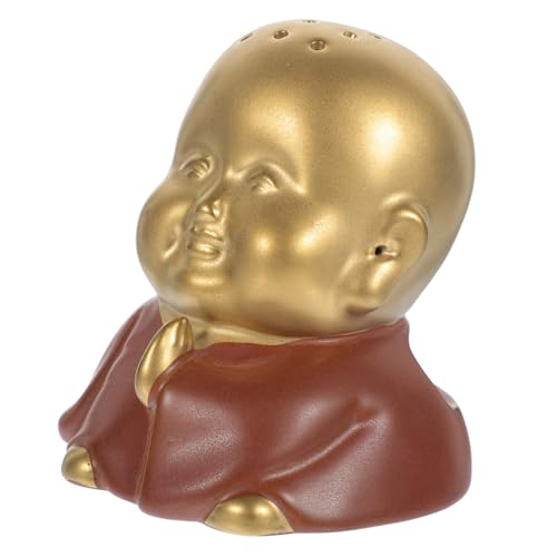 GLEAVI Porta Incienso de Buda Cerámico Decorativo Soporte para Varillas de Incienso Aromaterapia Decoración Interior 1