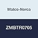 Matco-Norca ZMBTR0705 Malleable Iron Reducing Tee, 1-1/2" x 1", Black