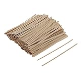 DuskHaven 1000 Stück Kraftpapier Verschlüsse Zum Verschließen von Süßigkeitentüten, Valentinstagsgeschenke, Küche, 15cm