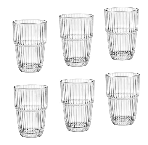 Bormioliroccobarshine128ozstackablelongdrinkdrinkingglassesclearsetof6 Urban Country Home Decor Bormioli rocco barshine 128 oz stackable long drink drinking glasses clear set of 6 urban country home decor