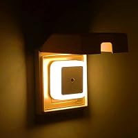 IOSICAM Éjszakai Fény 3 Darabos Szett - LED Éjjeli Lámpa Gyerekeknek Fényérzékelővel, Meleg Fényű Konnektor Világítás Hálószoba Fürdőszoba K 1