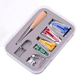 DBOO Effective Fusible Bias Tape Makers Tip Kit Set for Sewing & Quilting Awl and Binder Foot