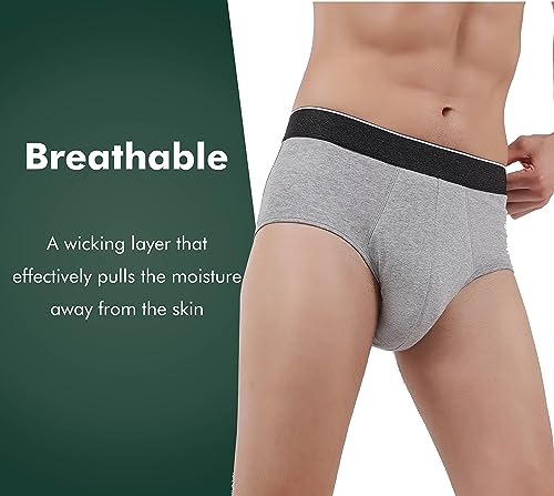 Caleçon boxeur incontinence homme avec ouverture devant anti-fuites