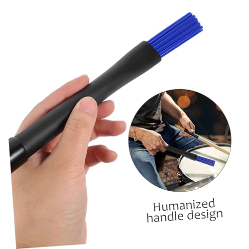 Abaodam 2 piezas Baquetas Retráctiles para Batería con Mango de Plástico Azul miniatura 3