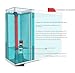 Yeoasthw Fish Tank Silencer, H-Shaped Anti-Overflow Filter, Plastic Brush Spiral Filter, Fish Tank Accessory(Black,50mm)