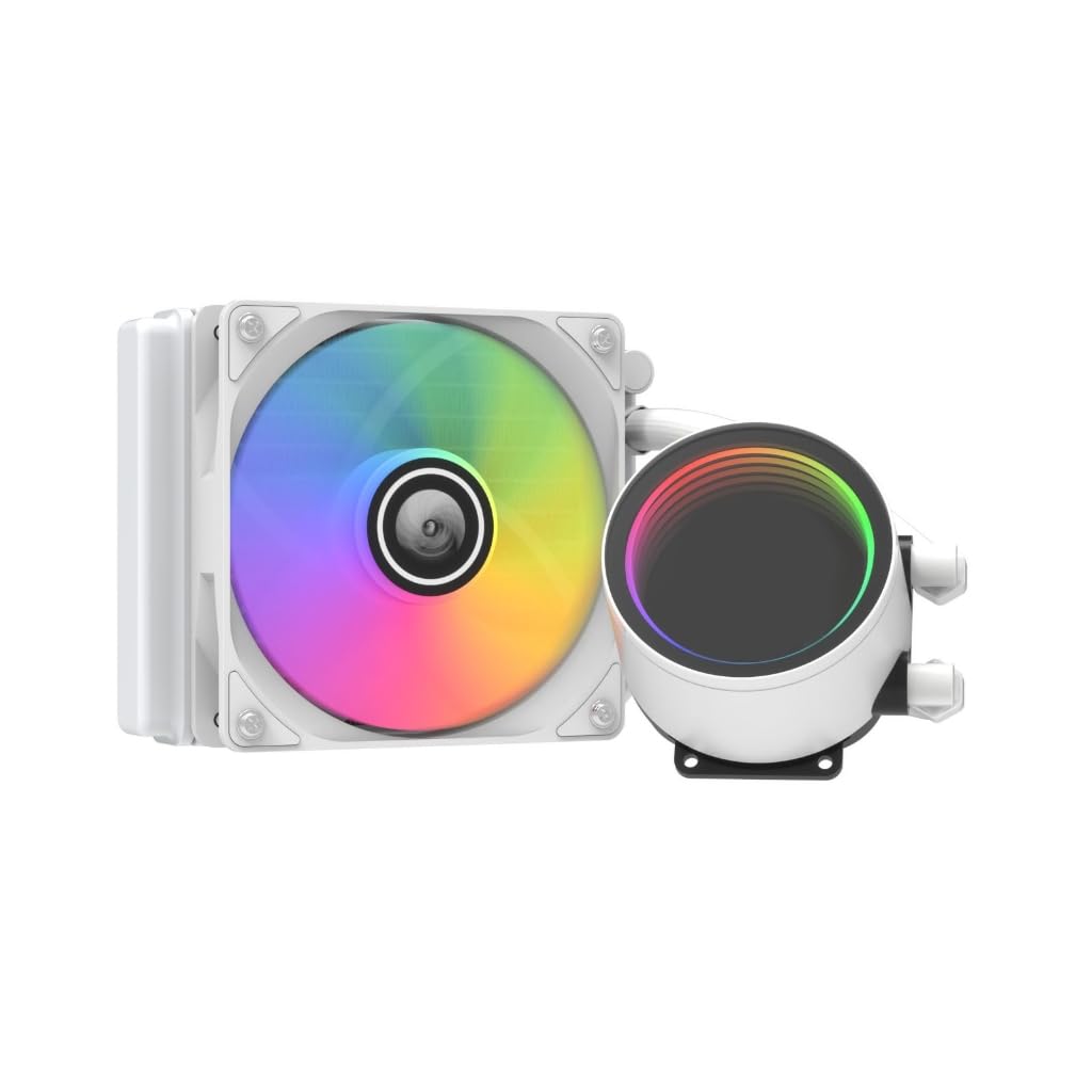 Funkcjonalny CPU Liquid Cooler RGB CPU Water Cooler 4-pinowe wentylatory PWM cichy wentylator