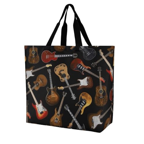 Sac de transport spacieux et écologique - Sac fourre-tout pour guitares résistant