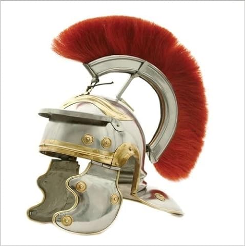Medieval Replicas USC Trojan Football Full-size Metal Replica Roman Centurion Helmet Cover