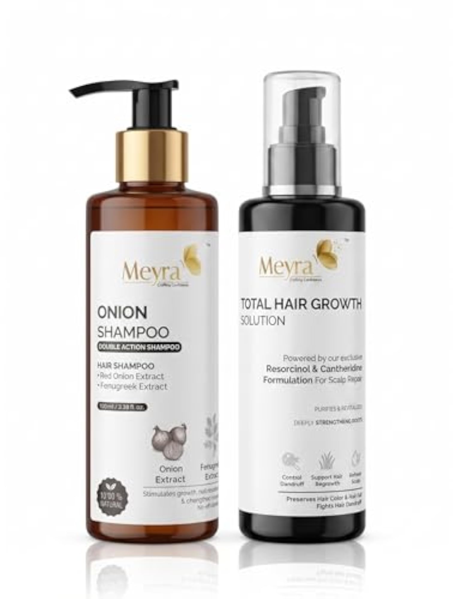 Onion Shampoo and Total Hair Growth Solution Combo