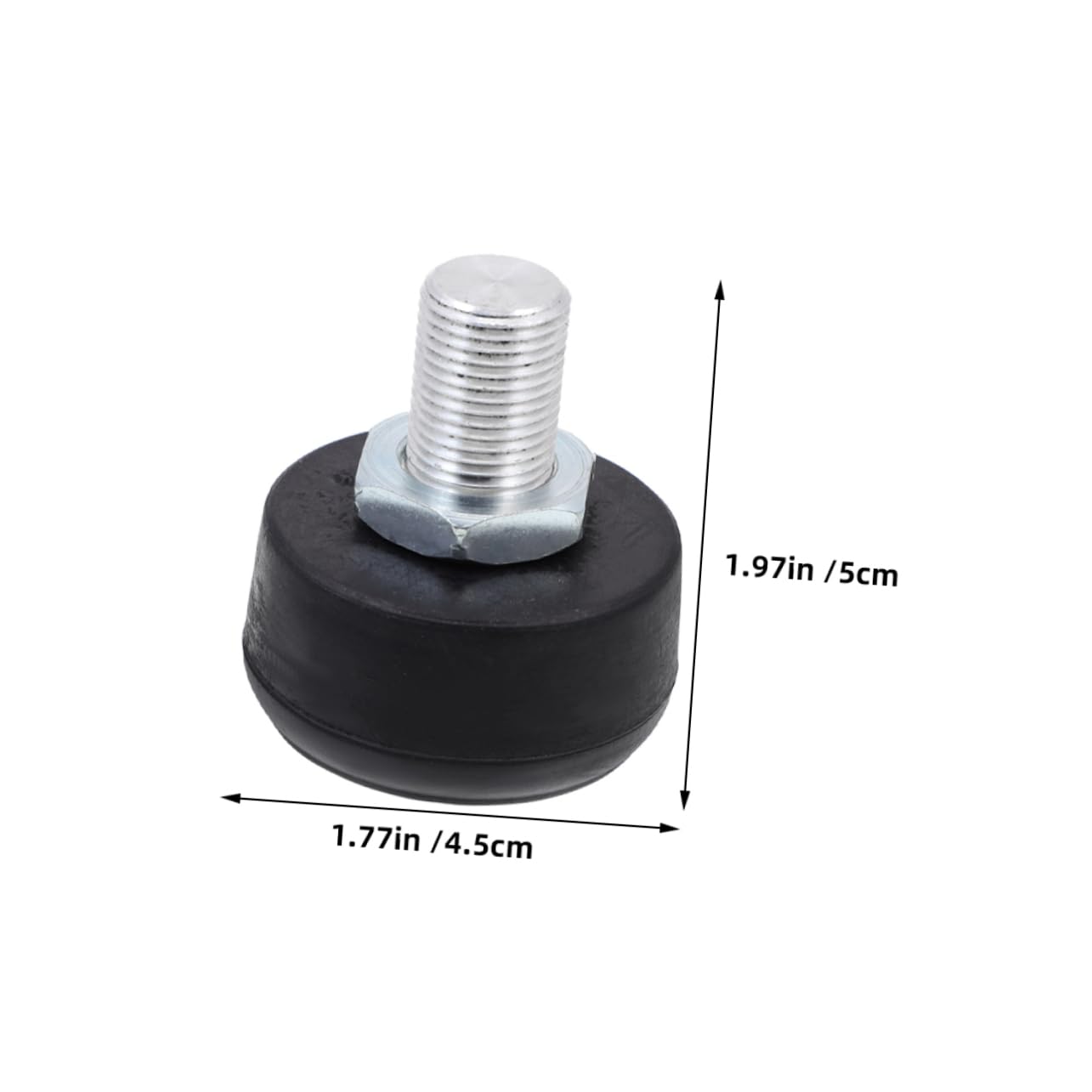 BESTonZON Adjustable Toe Stops Rubber Brakes Essential for Secure Roller Skating