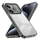 TIANYUE Coque pour Tecno Pova 6 Pro, Coque Ultra Fine Transparente PC + TPU, Coque de Protection int�grale pour Tecno Pova 6 Pro-Noire