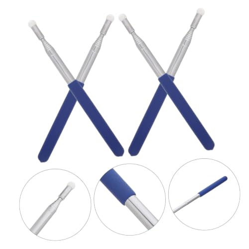 Alasum 4pcs Telescoping Teacher Pointer Stick for Classroom Presentations, Retractable Stainless Steel and Silicone Handheld Pointer, Adjustable Length 8.3 to 39.4 Inches, for Blackboard - Image 8