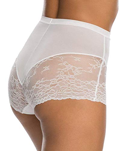 Brief SPANX Plus Size Lace Collection Clean White en taille 1X pour femme - 2