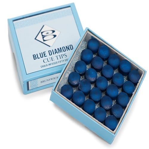 LGB Snooker Pool Blue Diamond Cue Tip - 50 Pieces (10mm)-image-30