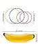 10 Pcs Bachelorette Party Game Banana Ring Toss Game Kit, Include 2 Pieces Banana with 8 Pieces Plastic Toss Rings for Swimming Pool Decorations