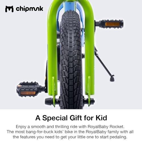 Image of Chipmunk Kids Bike 12 14 16 18 Inch Bicycle with Training Wheels Beginners Boys Girls Ages 3-10 Years Multiple Colors