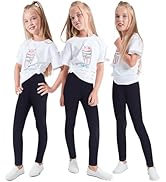 LUOUSE Cute Printed Stretch Leggings for Girls,Pants Trousers Ankle Length 4-13 Years