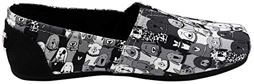 Skechers Skechers BOBS Women's Plush-Wag Party Black Flat 7 M US