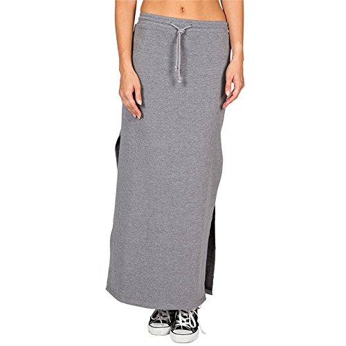 Buy ELEMENT Junior's Clipper French Terry Fleece Maxi Skirt, Charcoal