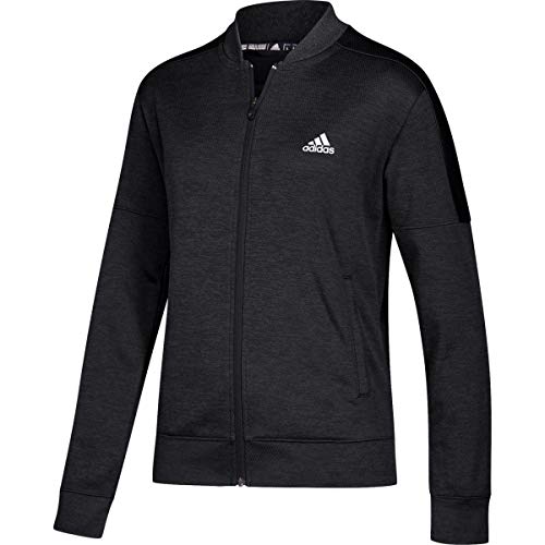 Bomber adidas femme noir chiné pour rester au chaud après le sport