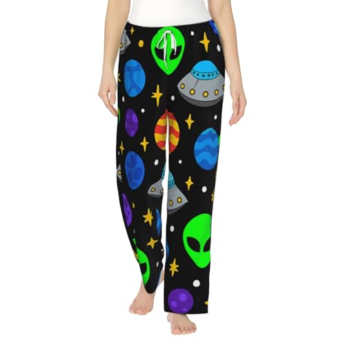 Pantalon pyjama polaire femme flanelle ample confortable