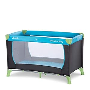 Hauck Dream’n Play, campingbedje 120 x 60 cm vanaf geboorte tot 15 kg, 3-delig campingbedje met draagtas…