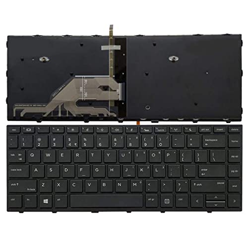 MERIGLARE Laptop US Engels toetsenbord W/Backlit vervanging voor HP ProBook 430 G5 440 G5 445 G5 Notebook