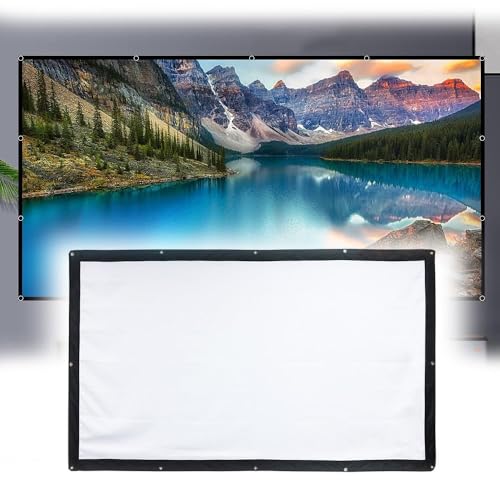Pantalla portátil plegable para proyector 200" 16:9 miniatura 1