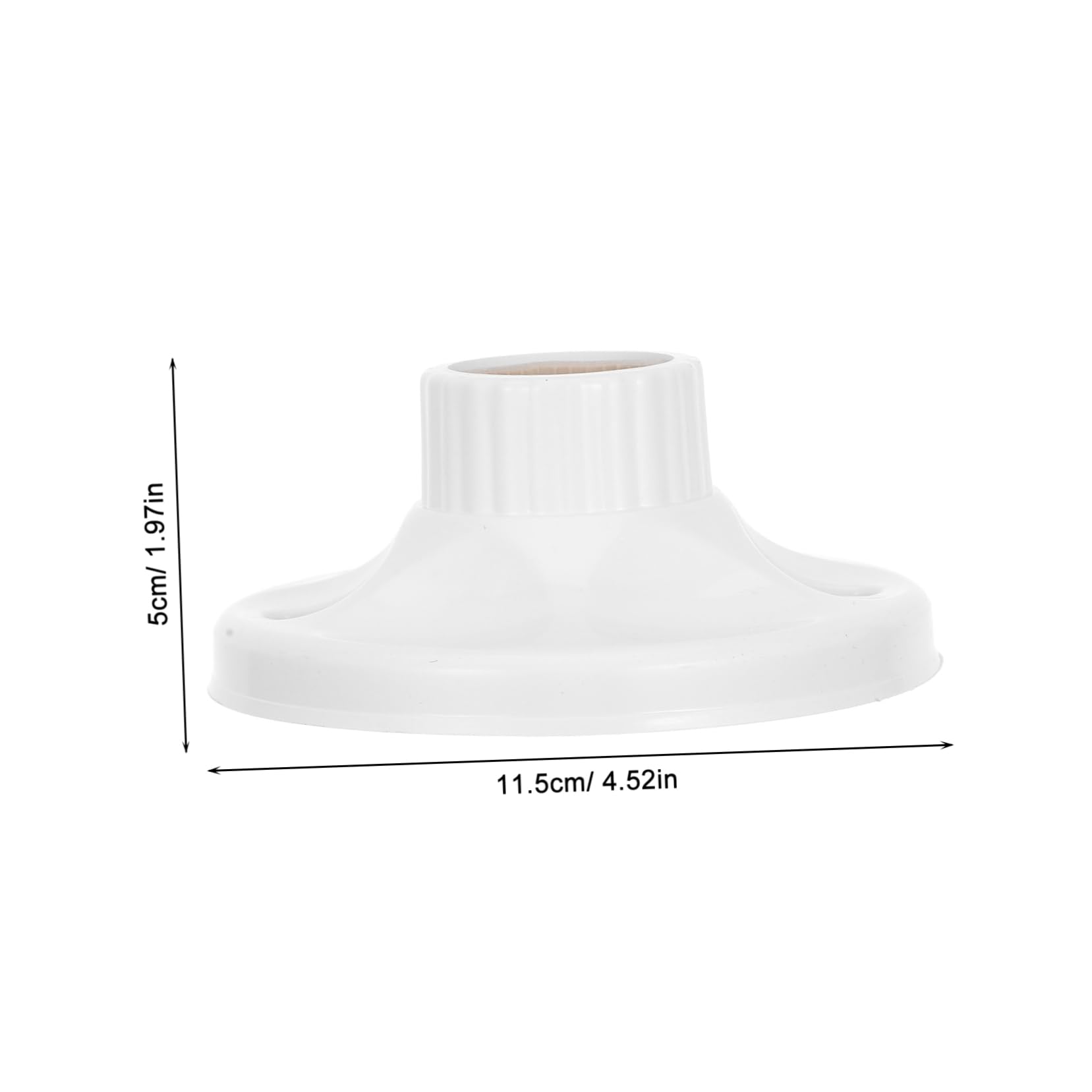 UKCOCO Lot de 24 Douilles E27 à Vis, Support D’ampoule en Pp et Céramique Cuivre, 250 V, pour Éclairage Intérieur