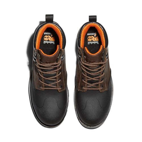 Timberland PRO Timberland PRO Men's Rigmaster XT 6 Inch Steel Safety Toe Waterproof Industrial Work Boot, Brown-2024 New, 12