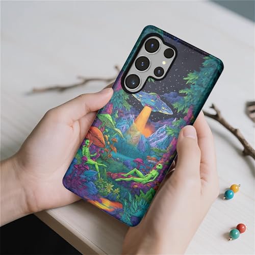 Coque Samsung S26 Ultra antichoc motif extraterrestre silicone rigide