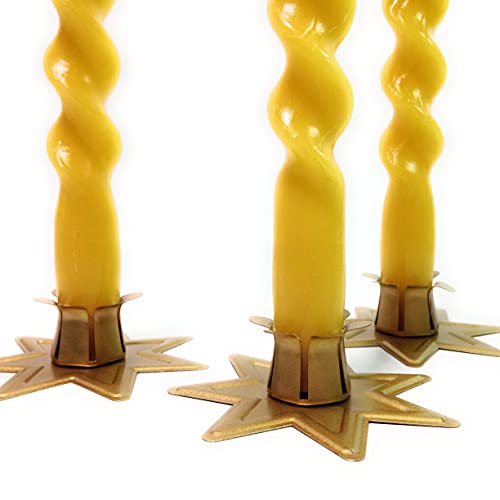 Candle by the Hour Beeswax Taper Candles - Thumbnail 2