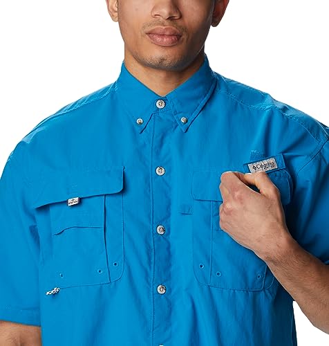 Image of Columbia Men Omni-Shade Bahama II Hiking and Trekking Short Sleeve Shirt