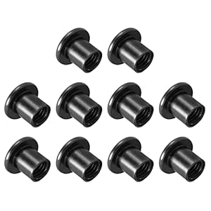 QUARKZMAN 30 Stück M8 Blindnietmuttern Schwarz