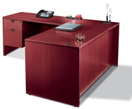 Offices to Go SL6630DS 66 inch L Shaped Desk with Drawers
