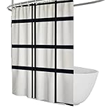 ☞【CORTINA DE DUCHA DE ALTA CALIDAD】tejido 100% Poliéster, 160 G/m². Suave Y Cómodo Al Tacto, Resistente Al Agua, Antibacteriano, Resistente Al Moho, Resistente Al Encogimiento Y Resistente a Los Ambientes Húmedos Del Baño. La Cortina De Ducha De Tela Se Puede Utilizar Como Cortina De Ducha Independiente Según Sus Necesidades.el Material Es Respetuoso Con El Medio Ambiente Y No Pondrá En Peligro La Salud De Su Familia.