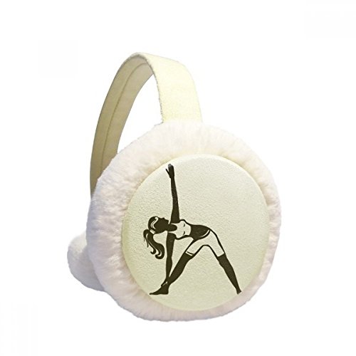 Orejeras de invierno de felpa plegables un regalo ideal para entusiastas del yoga
