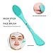 DUcare Silicone Face Mask Brush Double-Ended Facial Cleansing Sponges 4 PCS Soft Facial Cleansing Brush Mud,Clay DIY