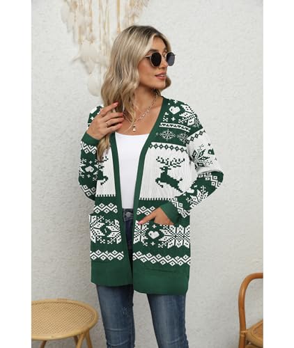 Image of LILBETTER Womens Casual Lightweight Long Sleeve Open Front Cardigan Sweaters with Pockets