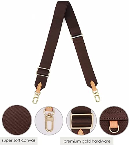 Senral Multi Pochette Accessories Strap Adjustable Crossbody Cavas Strap for Shoulder Bags Multi Purpose Strap Solid Color - Image 3