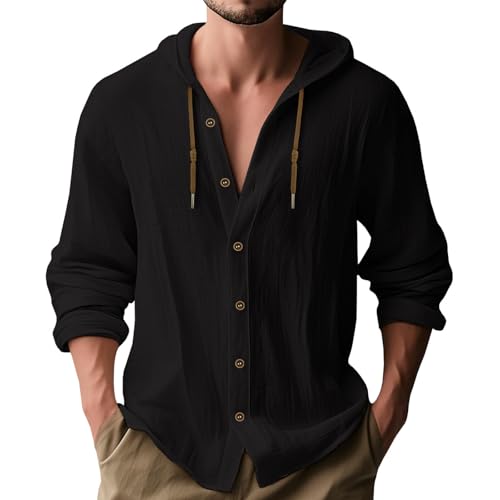 Chemise à capuche homme d'été pour les journées plage et terrasses