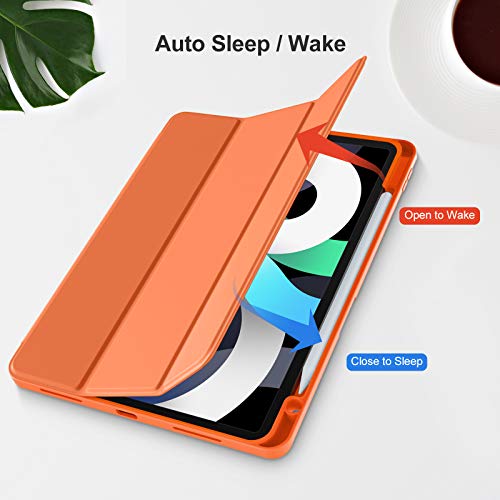 Image of Akkerds for iPad Air 11 Inch Case M4 /M3 /M2, Air 5th /4th Gen 10.9, Coral