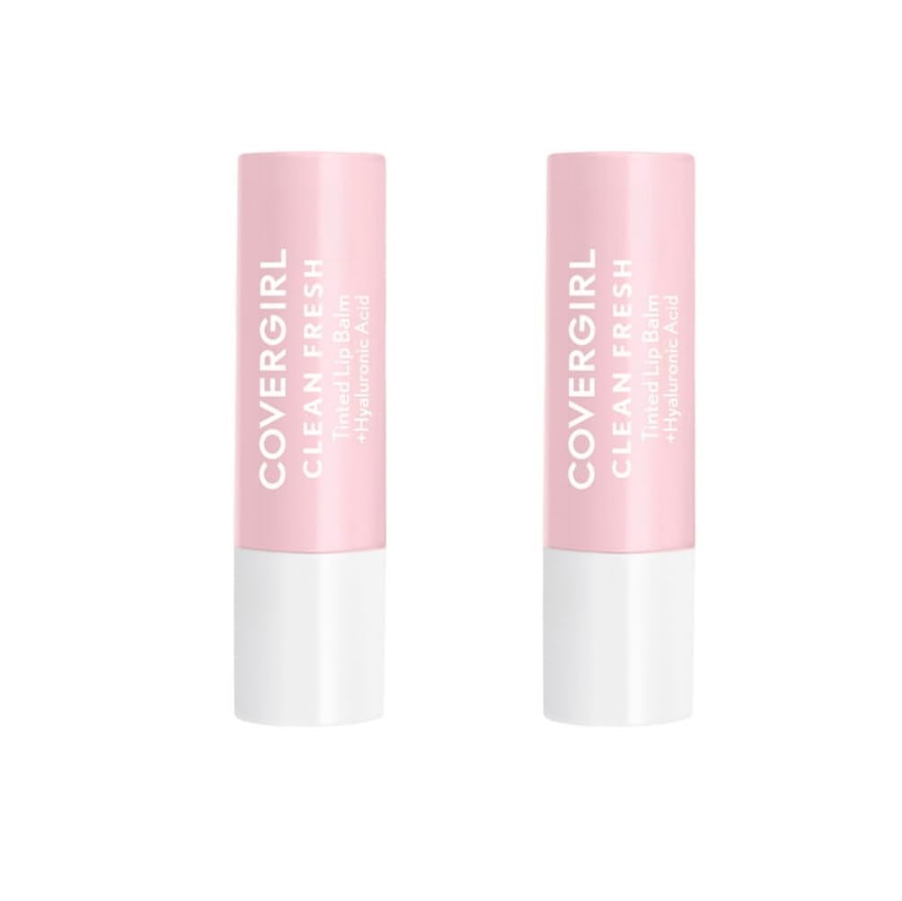 Pack of 2 CoverGirl Clean Fresh Tinted Lip Balm, I Cherry-Ish You 500