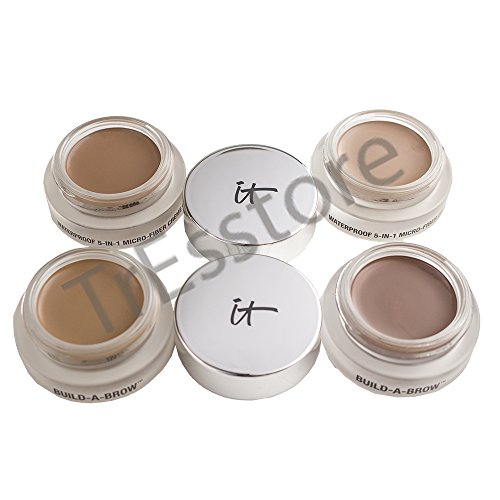 it Cosmetics Build-A-Brow Waterproof 5-in 1 Micro Fiber Creme Gel Stain And Brush